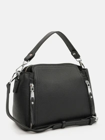 Сумки Borsa Leather модель K10018bl-black Фото