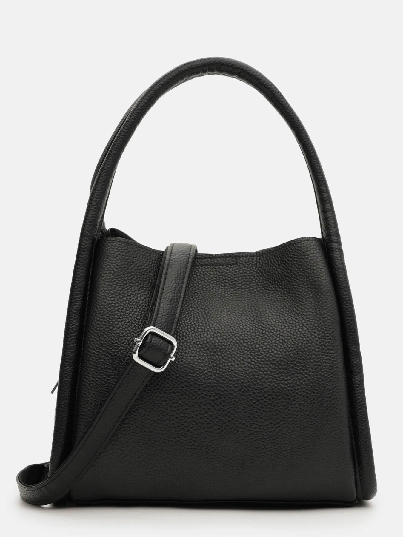 Сумки Borsa Leather модель K1607bl-black Фото