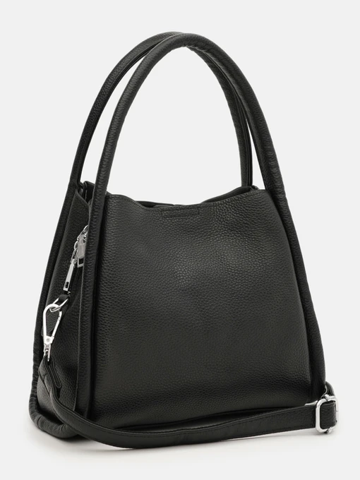 Сумки Borsa Leather модель K1607bl-black Фото
