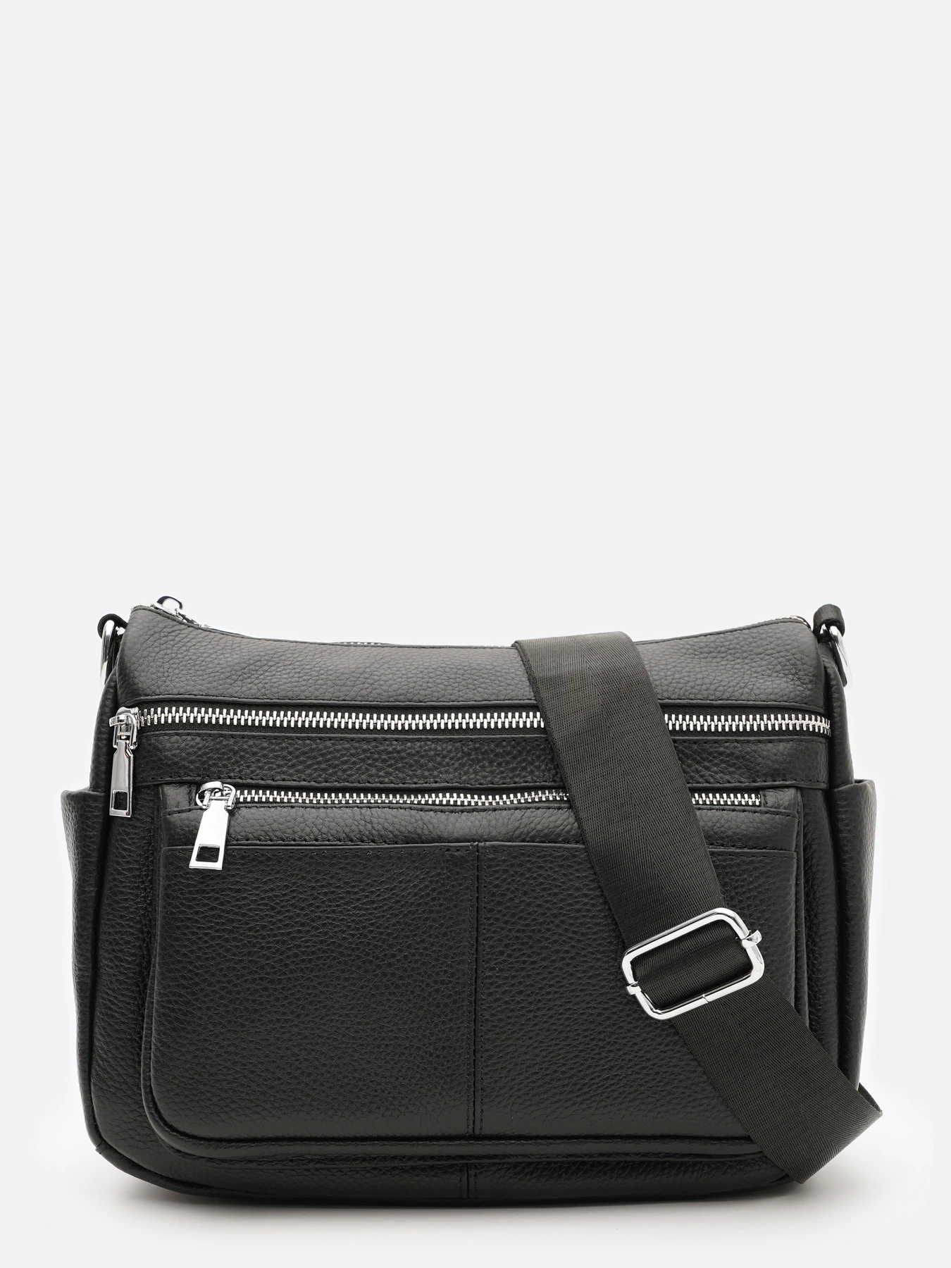 Сумки Borsa Leather модель K17109bl-black Фото