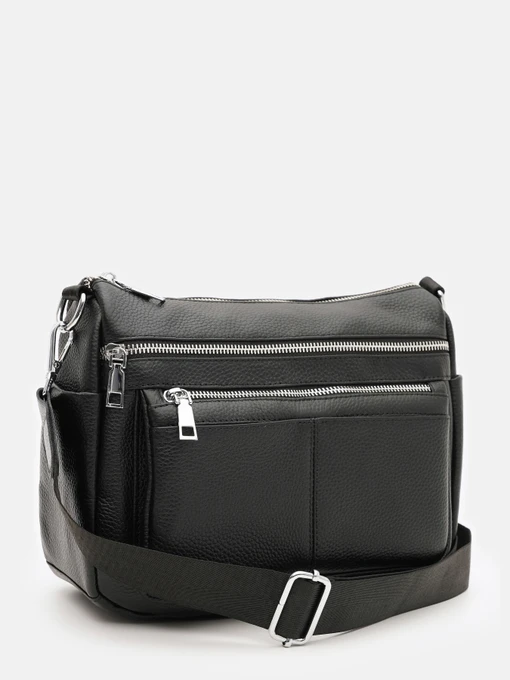 Сумки Borsa Leather модель K17109bl-black Фото