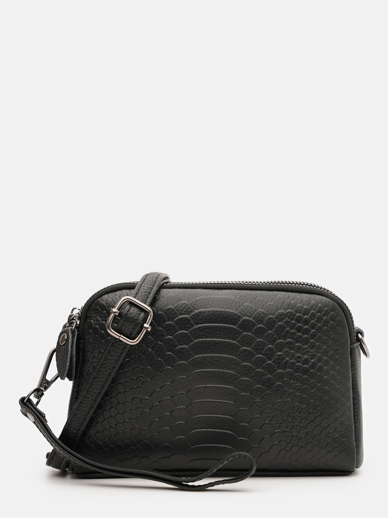 Сумки Borsa Leather модель K12504bl-black Фото