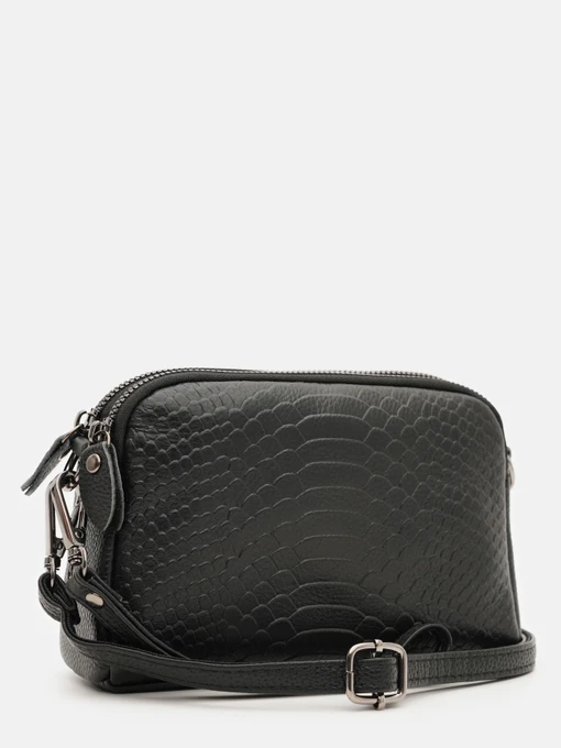 Сумки Borsa Leather модель K12504bl-black Фото
