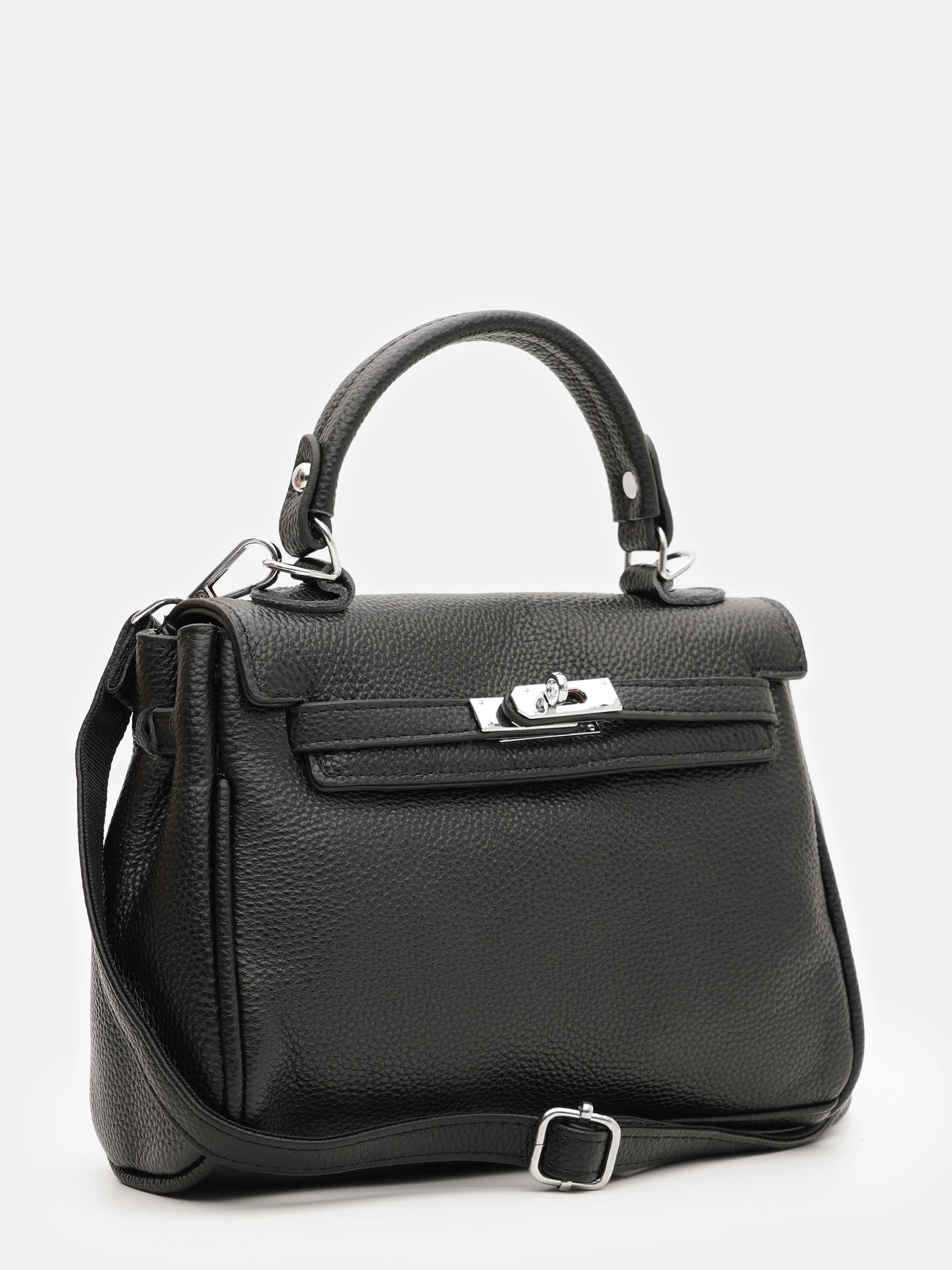 Сумки Borsa Leather модель K1608bl-black Фото