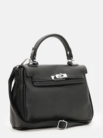 Сумки Borsa Leather модель K1608bl-black Фото