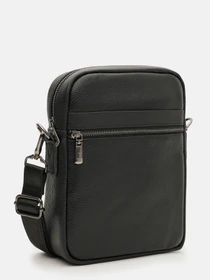 Сумки Borsa Leather модель K18112bl-black Фото