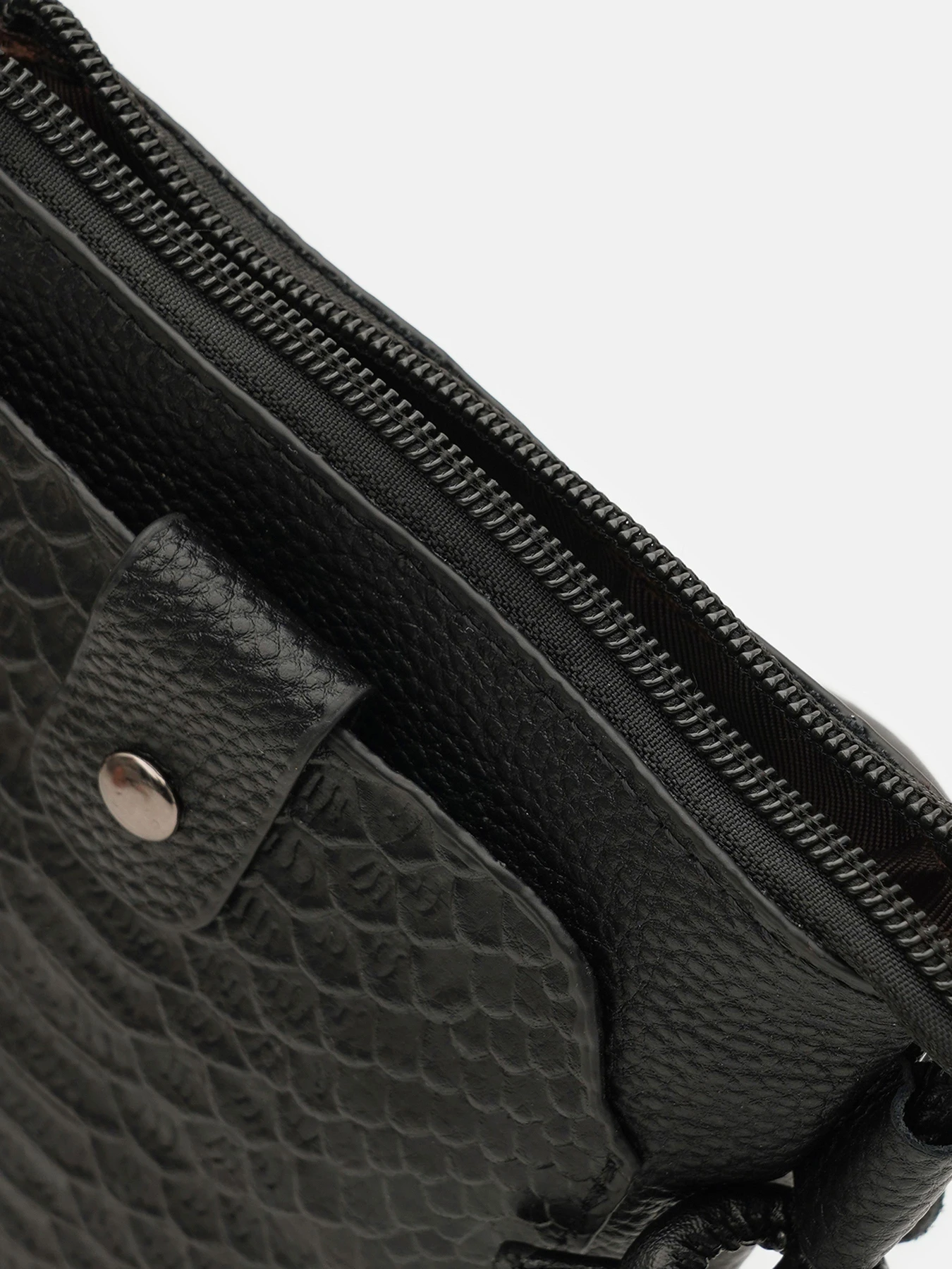 Сумки Borsa Leather модель K18012bl-black Фото