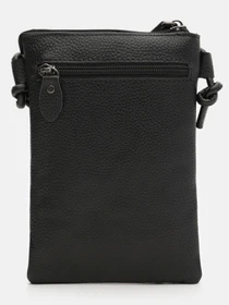 Сумки Borsa Leather модель K18012bl-black Фото