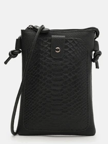 Сумки Borsa Leather модель K18012bl-black Фото