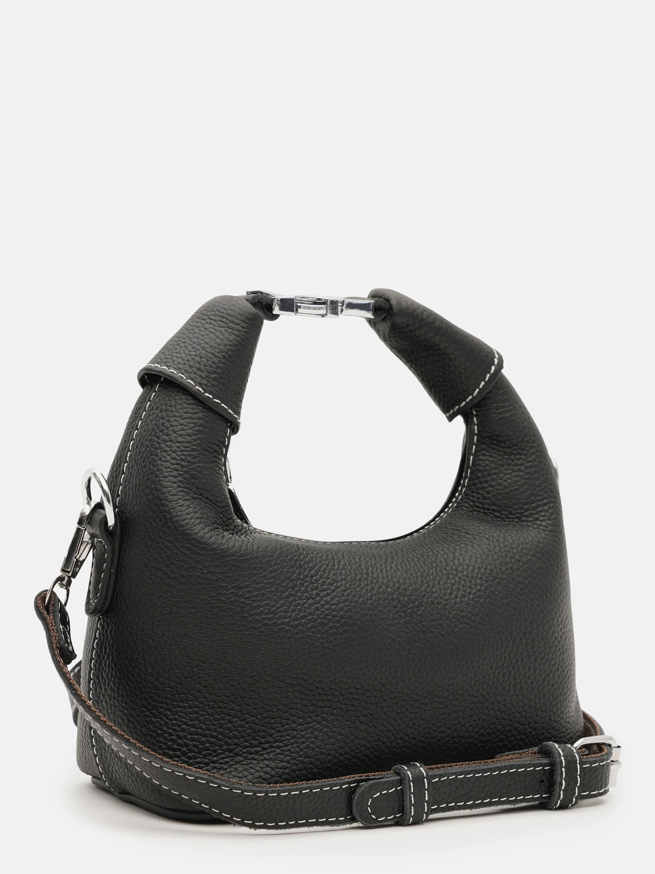 Сумки Borsa Leather модель K16101bl-black Фото