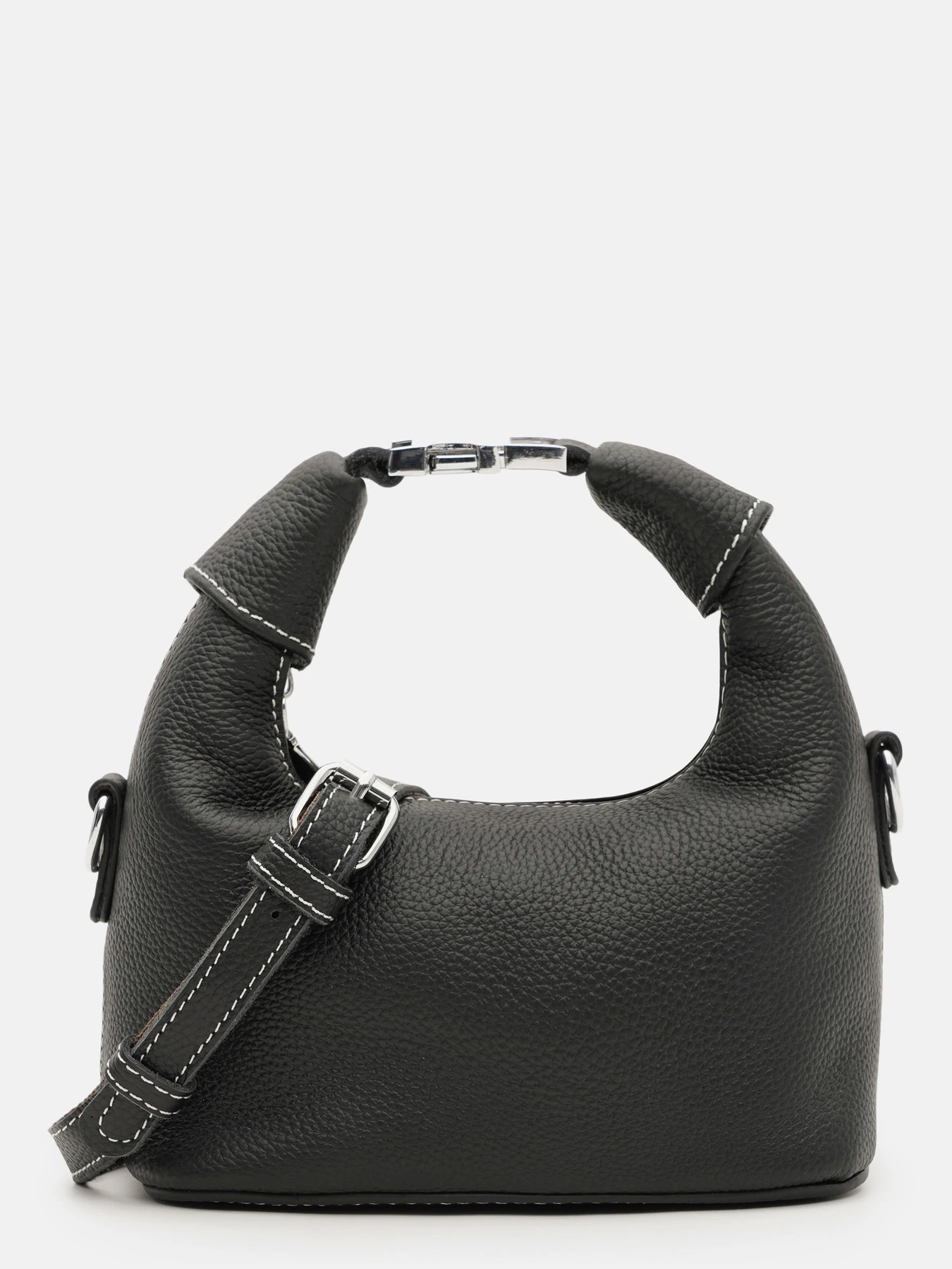 Сумки Borsa Leather модель K16101bl-black Фото