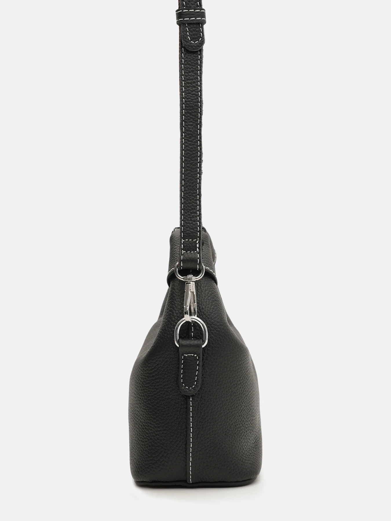 Сумки Borsa Leather модель K16101bl-black Фото