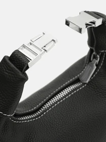 Сумки Borsa Leather модель K16101bl-black Фото