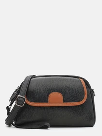 Сумки Borsa Leather модель K12507bl-black Фото