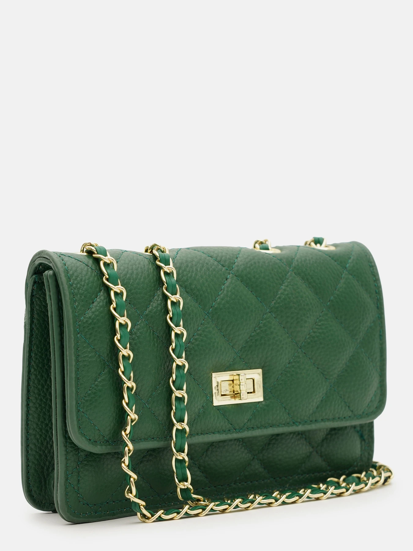 Сумки Borsa Leather модель K11512z-green Фото