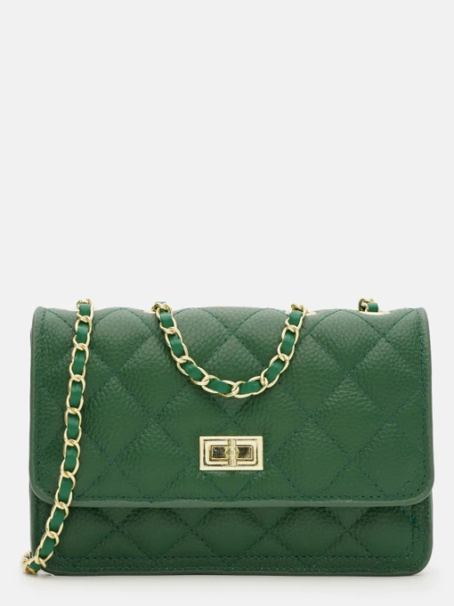 Сумки Borsa Leather модель K11512z-green Фото