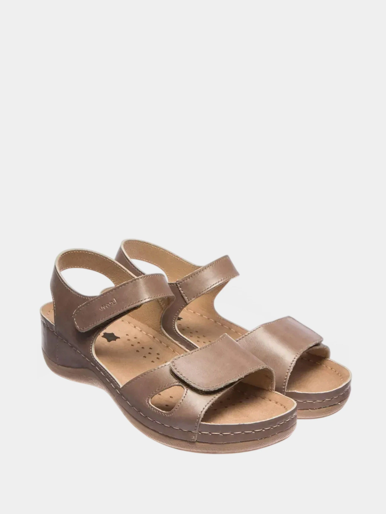 Босоніжки Leon модель 935-Brown Босоніжки Leon модель 935-Brown Фото