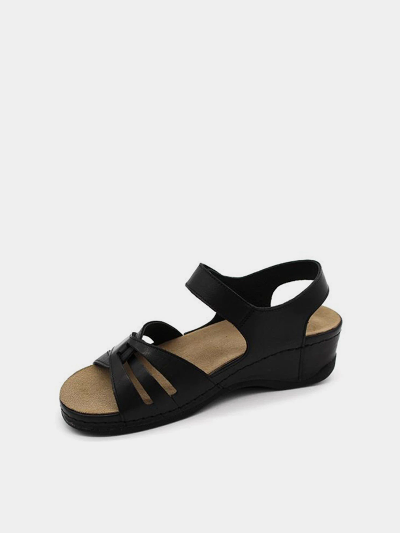 Босоніжки Leon модель 2021-Black Фото