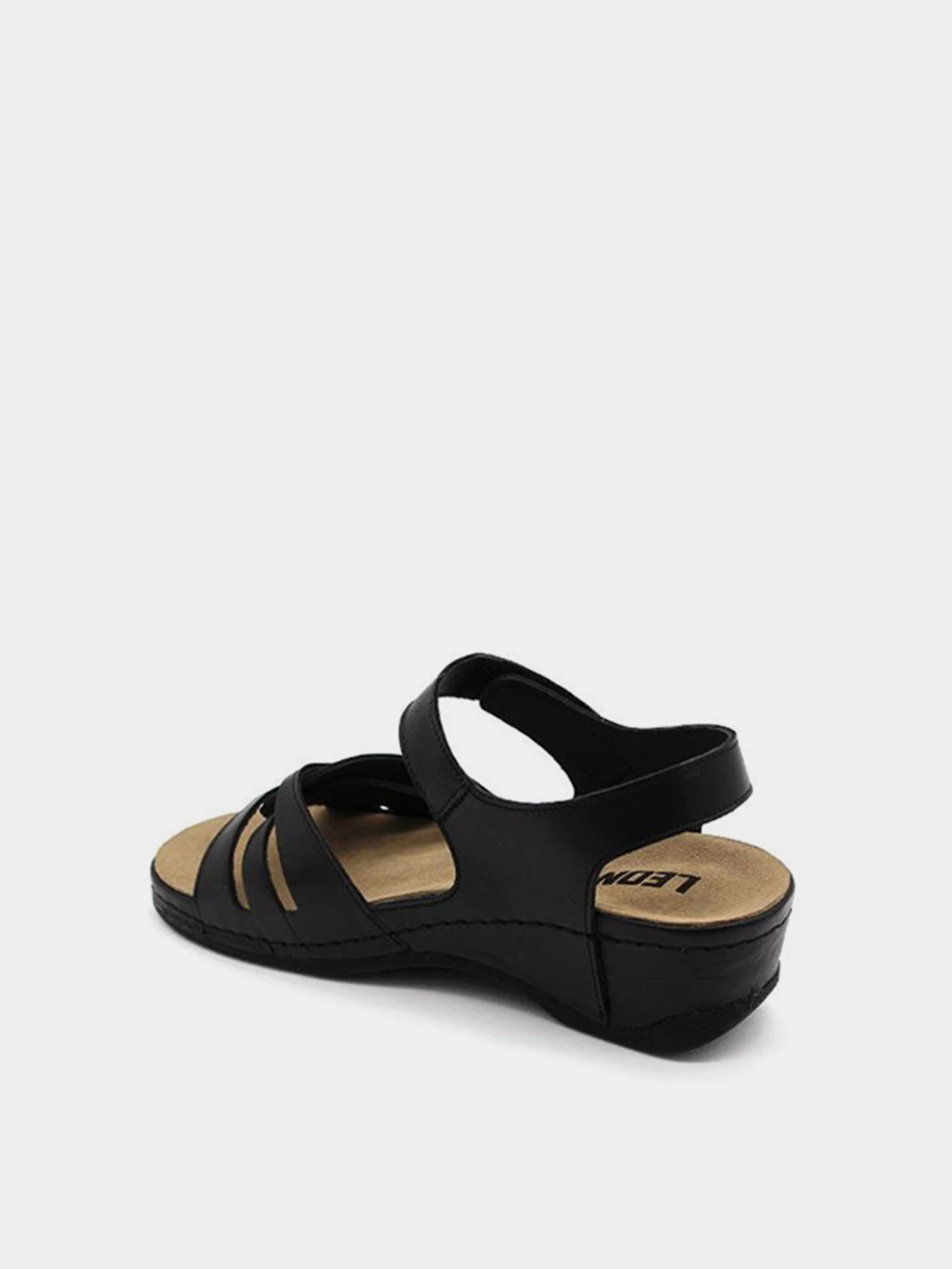 Босоніжки Leon модель 2021-Black Фото