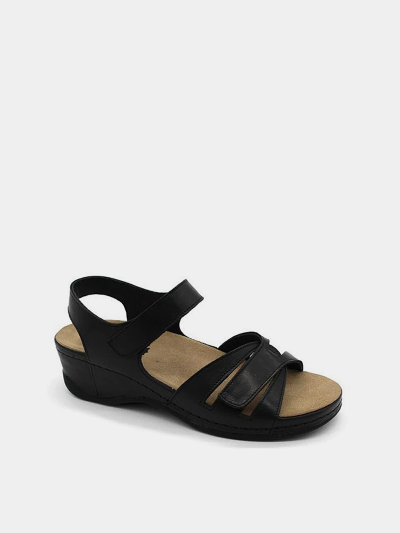 Босоніжки Leon модель 2021-Black Фото