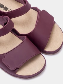 Босоніжки Leon модель 2024-Burgundy Фото