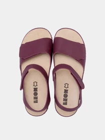 Босоніжки Leon модель 2024-Burgundy Фото