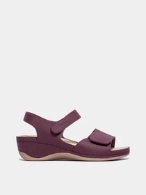 Босоножки Leon модель 2024-Burgundy Фото