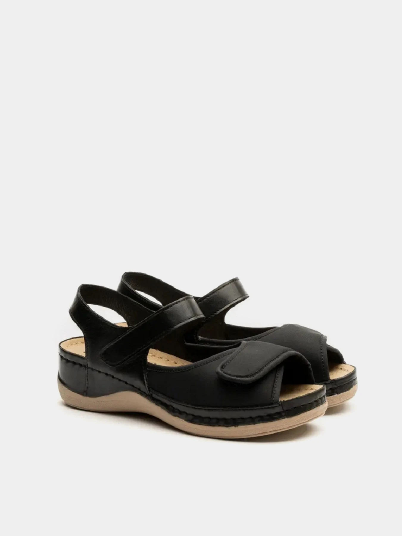 Сандалії Leon модель 934-Black Сандалії Leon модель 934-Black Фото
