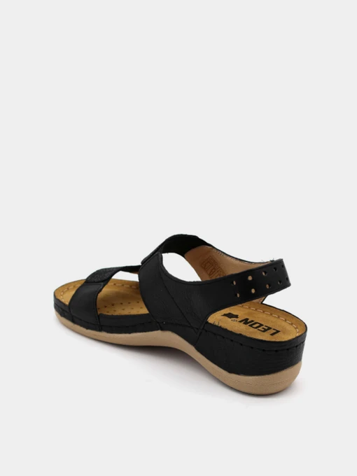Шкіряні Жіночі Босоніжки Leon фото 3