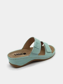 Шльопанці Leon модель 2020-Turquoise Фото