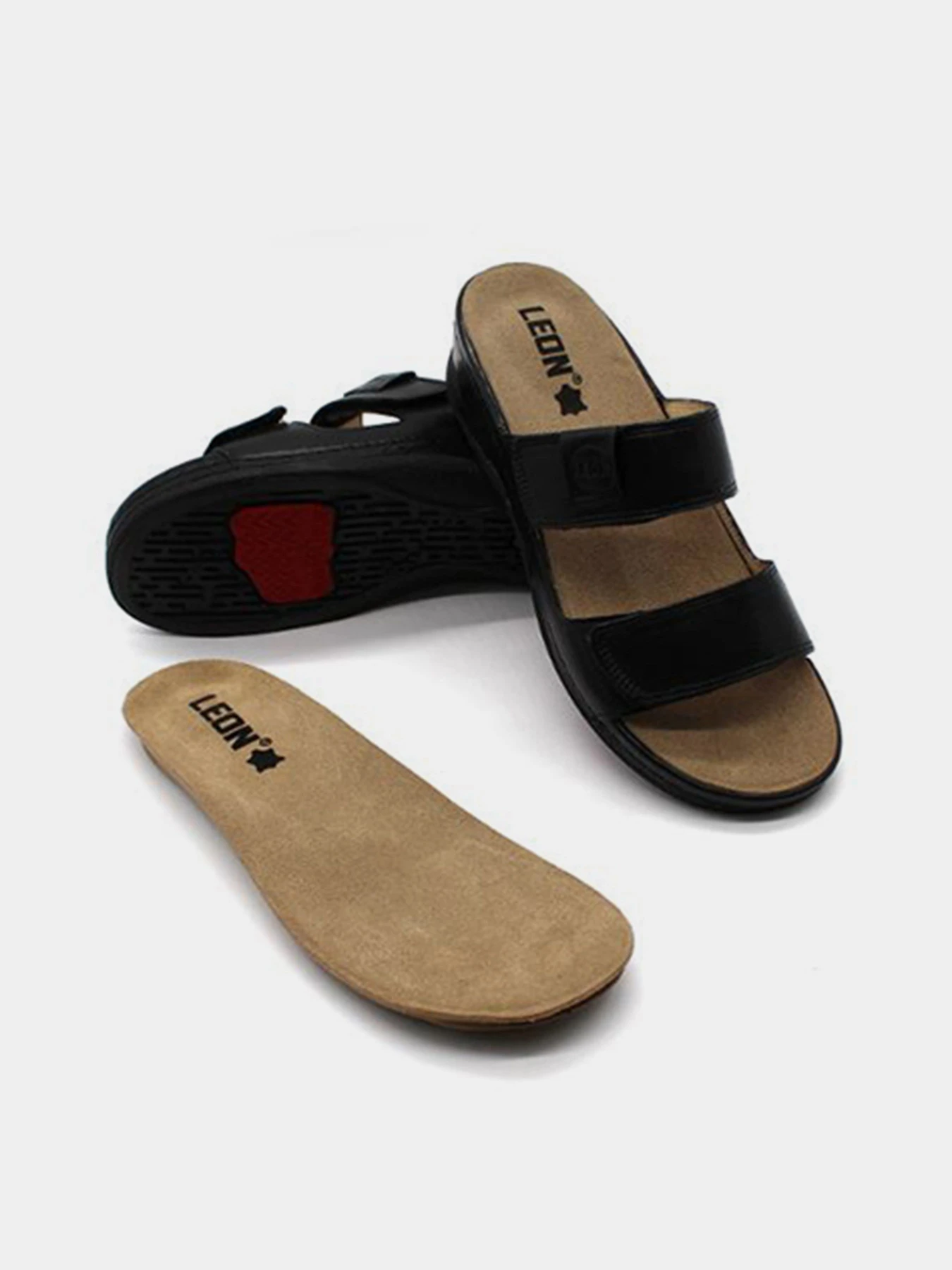 Шльопанці Leon модель 2020-Black Фото