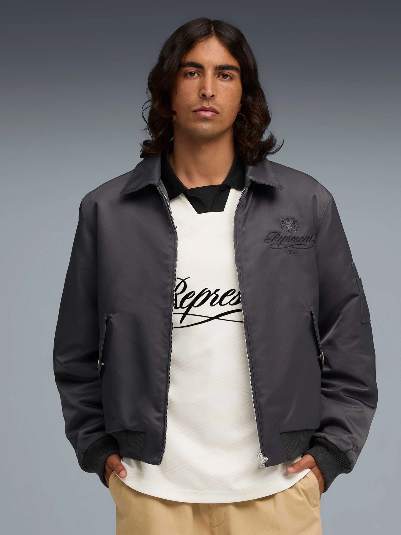 Куртки и дубленки PUMA x Represent Bomber модель 632539 Фото