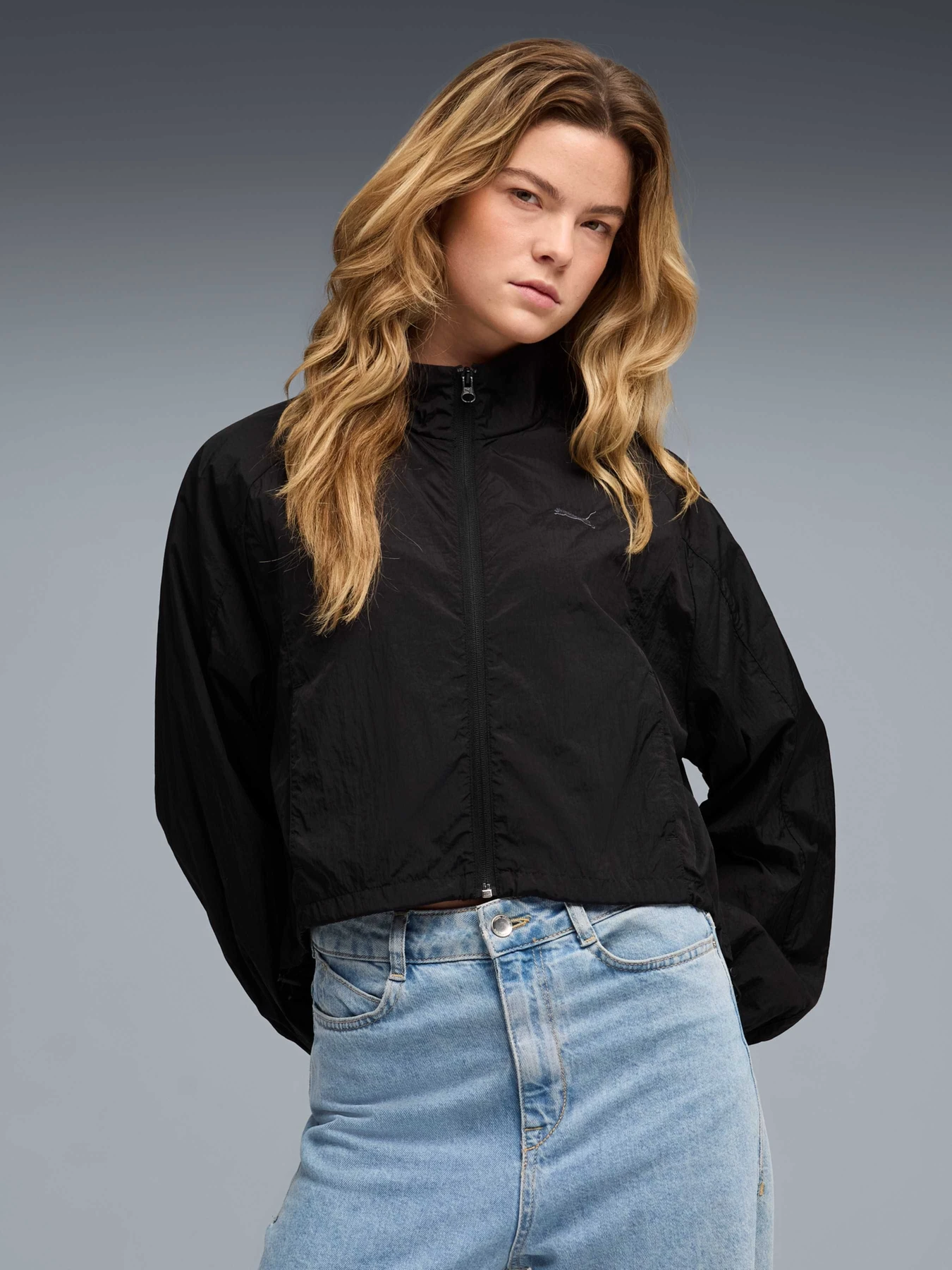 Куртки и дубленки PUMA Her Relaxed Full-zip Woven J модель 691887 Куртки и дубленки PUMA Her Relaxed Full-zip Woven J модель 691887 Фото