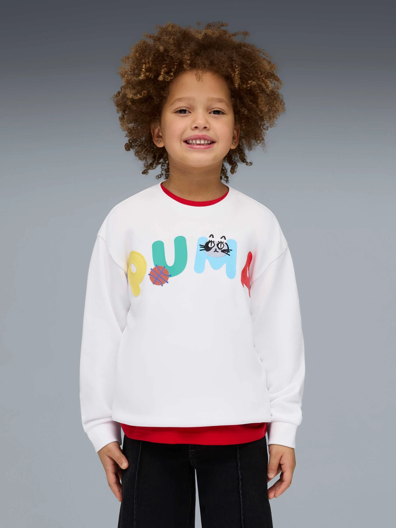 Худи и свитшоты PUMA Sporty Cats Relaxed Crew модель 634551 Фото
