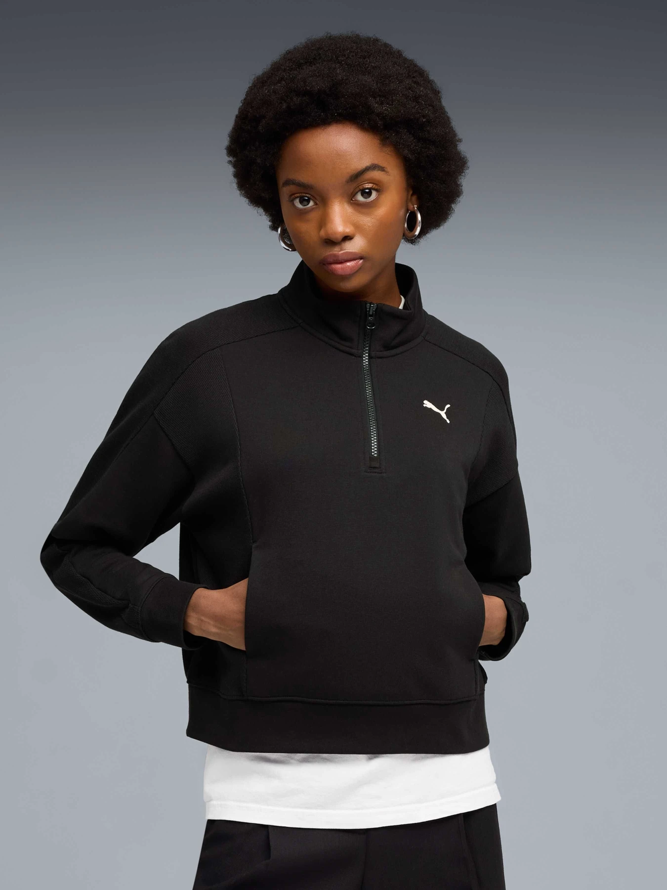 Худі та світшоти PUMA Class Relaxed Half-zip модель 691873 Худі та світшоти PUMA Class Relaxed Half-zip модель 691873 Фото
