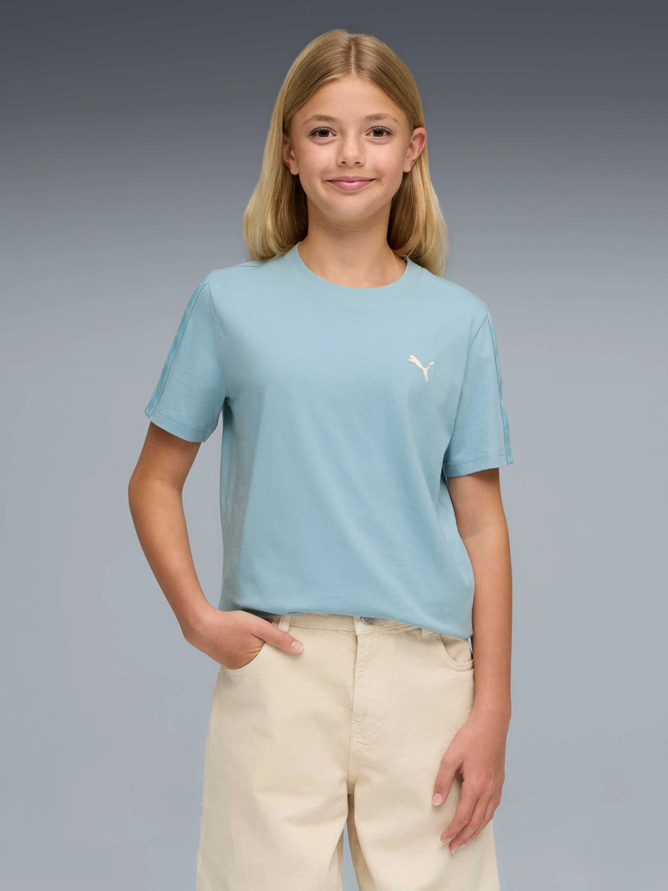 Футболки и поло PUMA Ess Tape Tee модель 688490 Футболки и поло PUMA Ess Tape Tee модель 688490 Фото