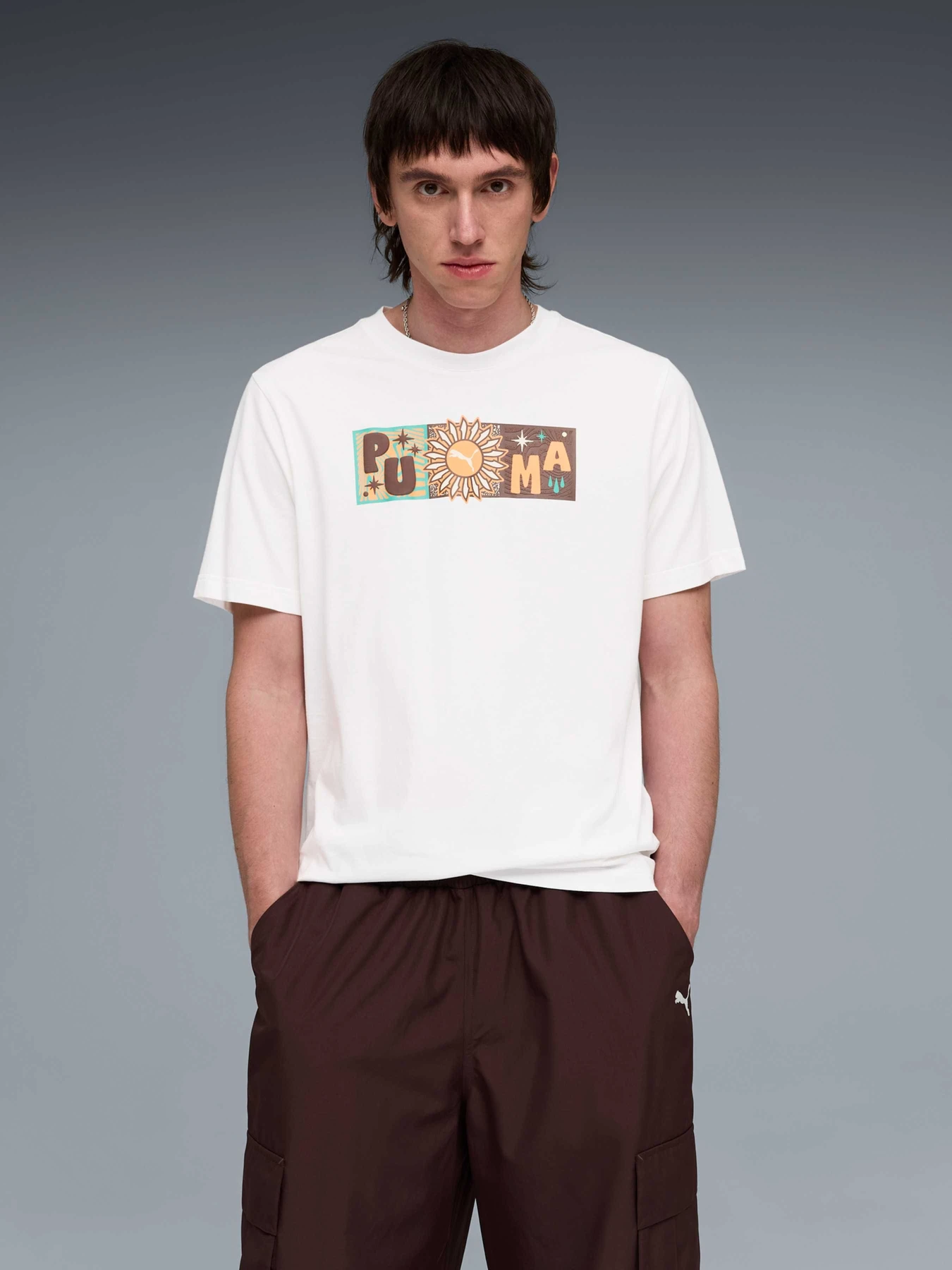 Футболки и поло PUMA Sunset Drive Graphic Tee модель 634394 Футболки и поло PUMA Sunset Drive Graphic Tee модель 634394 Фото