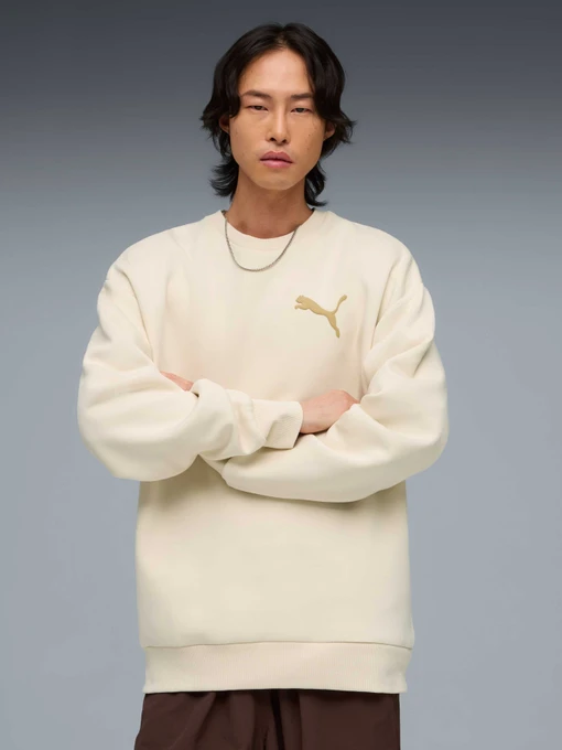 Чоловічий Світшот PUMA Ess Elevated Cat Logo Crew фото 3