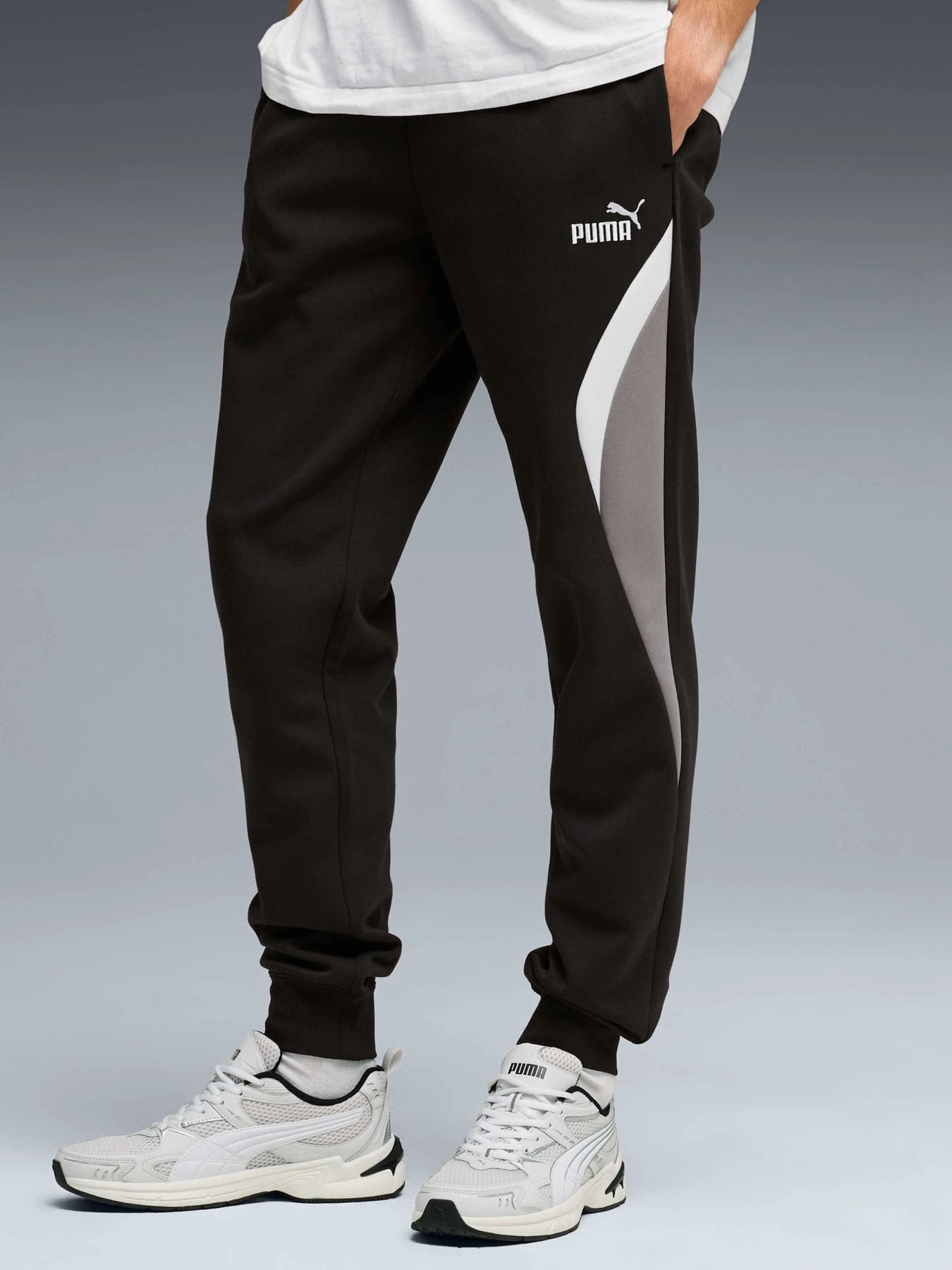 Брюки PUMA Ess Block Sweatpants модель 692598 Брюки PUMA Ess Block Sweatpants модель 692598 Фото