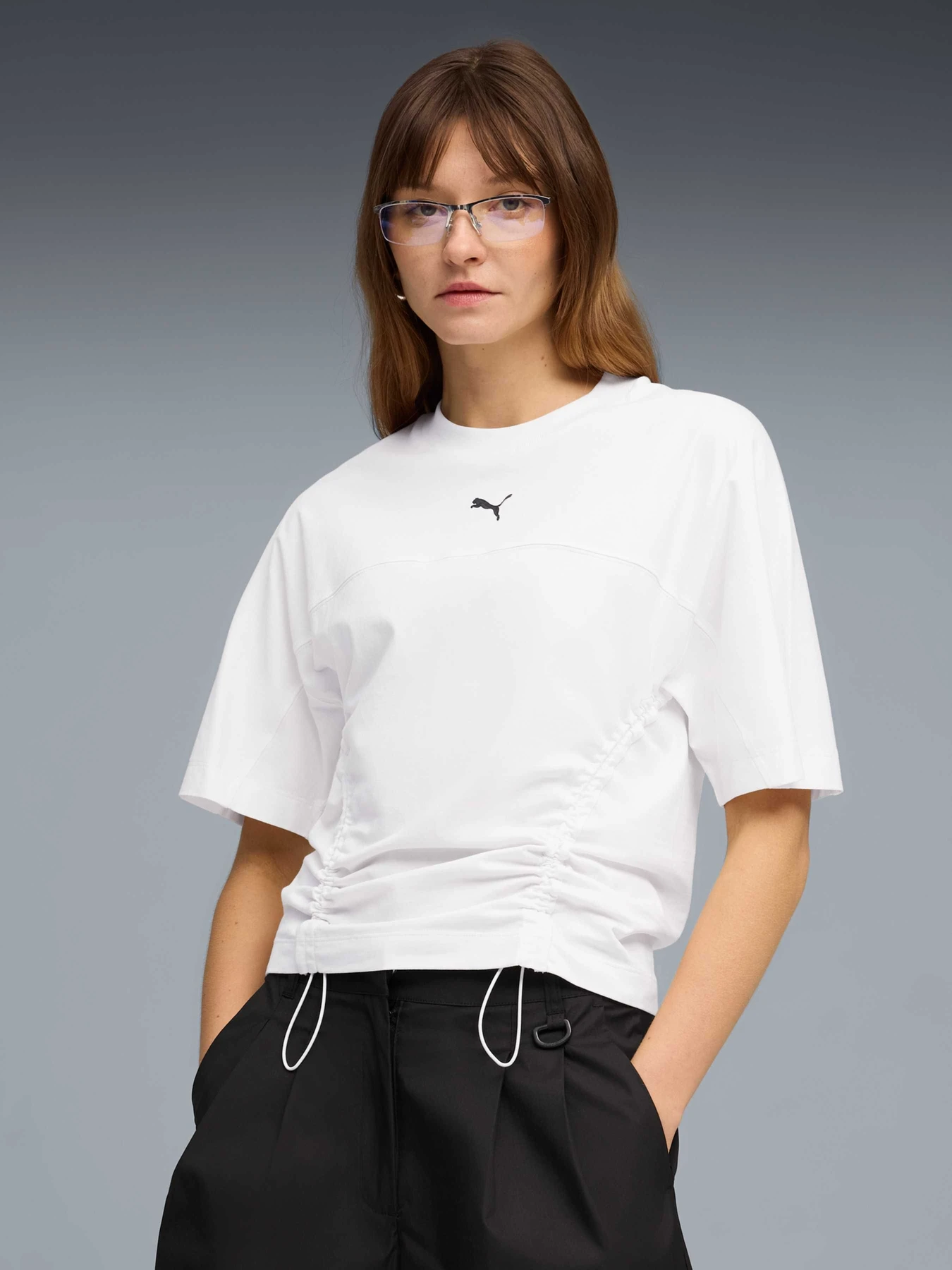 Футболки и поло PUMA Dare To Fitted Waist Tee модель 634596 Фото