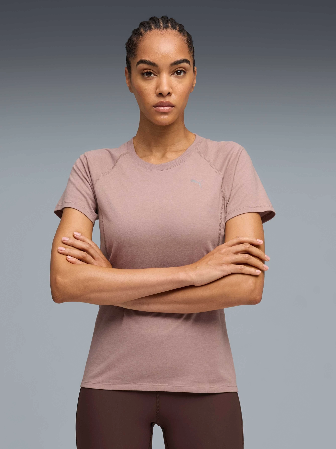 Футболки и поло PUMA Run Velocity Tee Tri-blend модель 526580 Футболки и поло PUMA Run Velocity Tee Tri-blend модель 526580 Фото