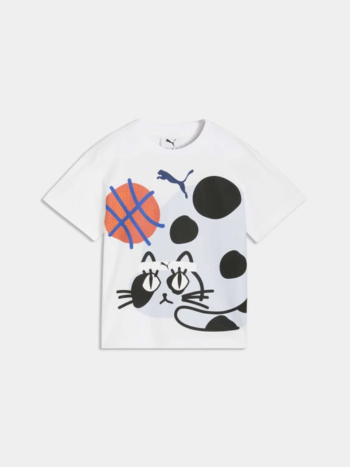 Футболки і поло PUMA Sporty Cats Graphic Tee модель 634549 Фото
