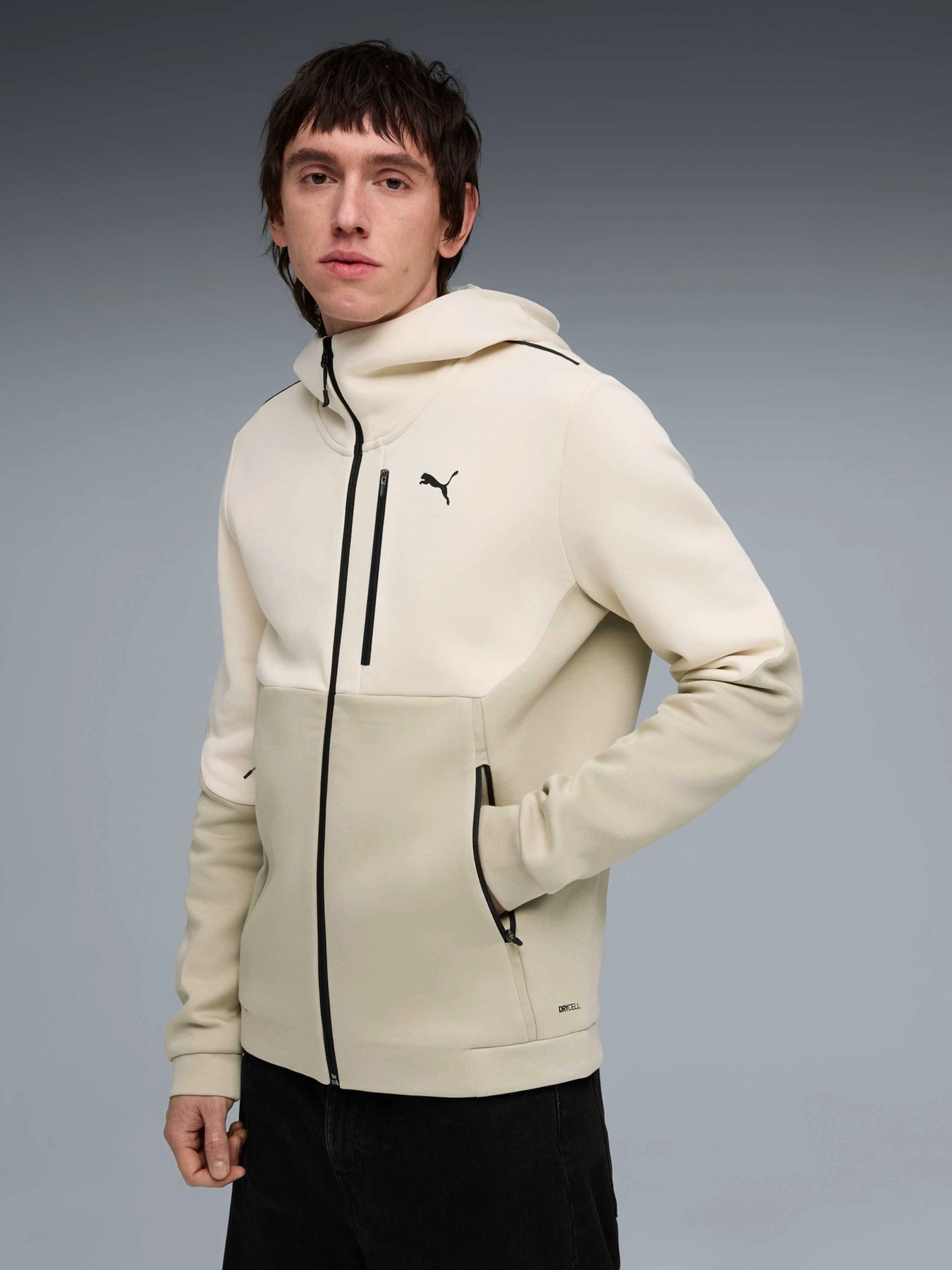 Худи и свитшоты PUMA Tech Full-zip Hoodie Dk модель 634415 Фото