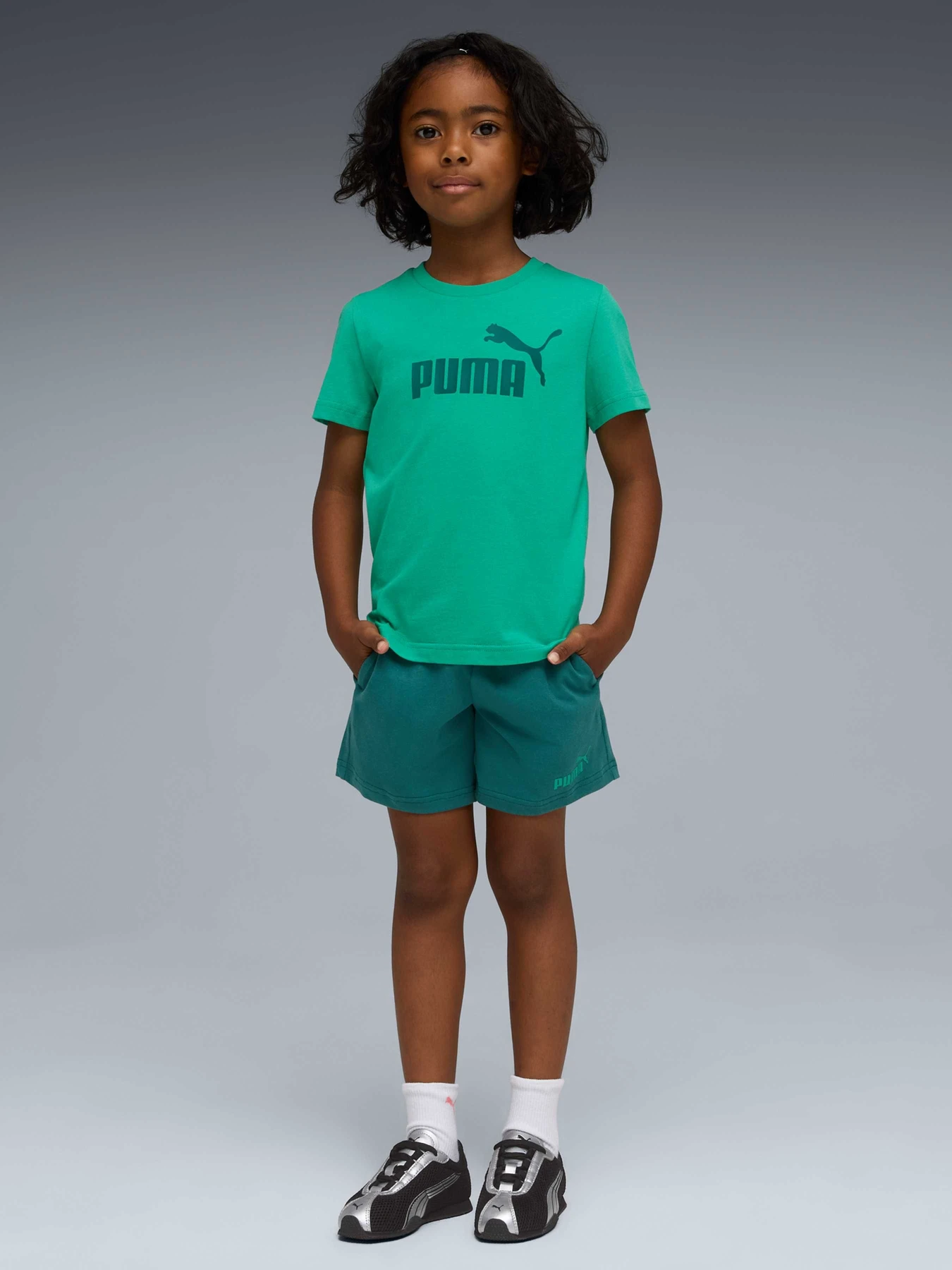 Костюмы PUMA Ess Tee And Shorts Set модель 685240 Костюмы PUMA Ess Tee And Shorts Set модель 685240 Фото