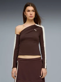 Худи и свитшоты PUMA T7 Asymmetric Longsleeve модель 634623 Фото