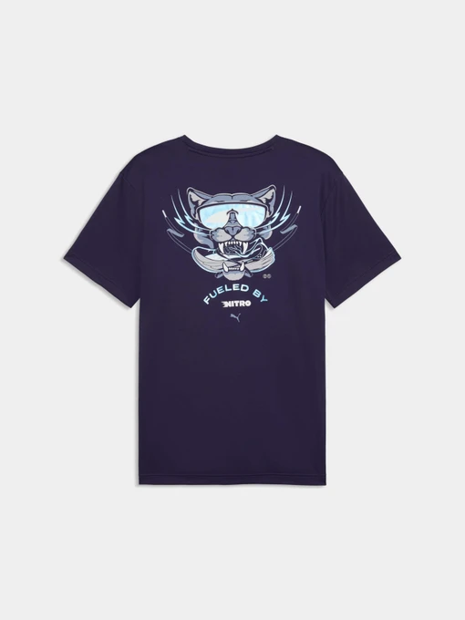 Чоловіча Спортивна футболка PUMA M Run Nitro Graphic Tee фото 2
