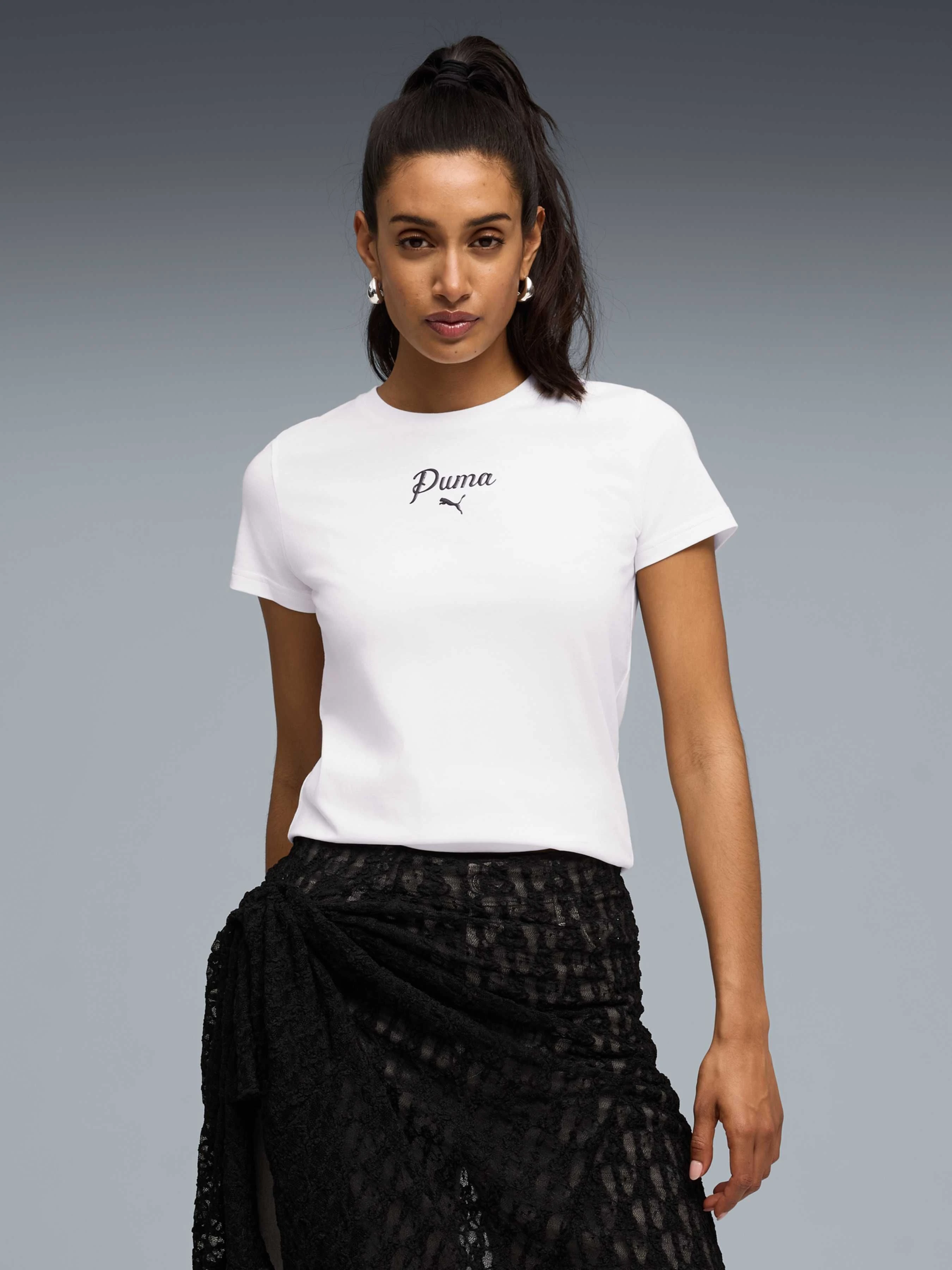 Жіноча Футболка PUMA Ess Script Tee фото 3