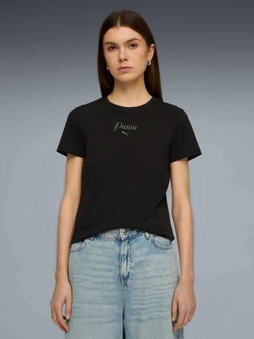 Жіноча Футболка PUMA Ess Script Tee фото 3