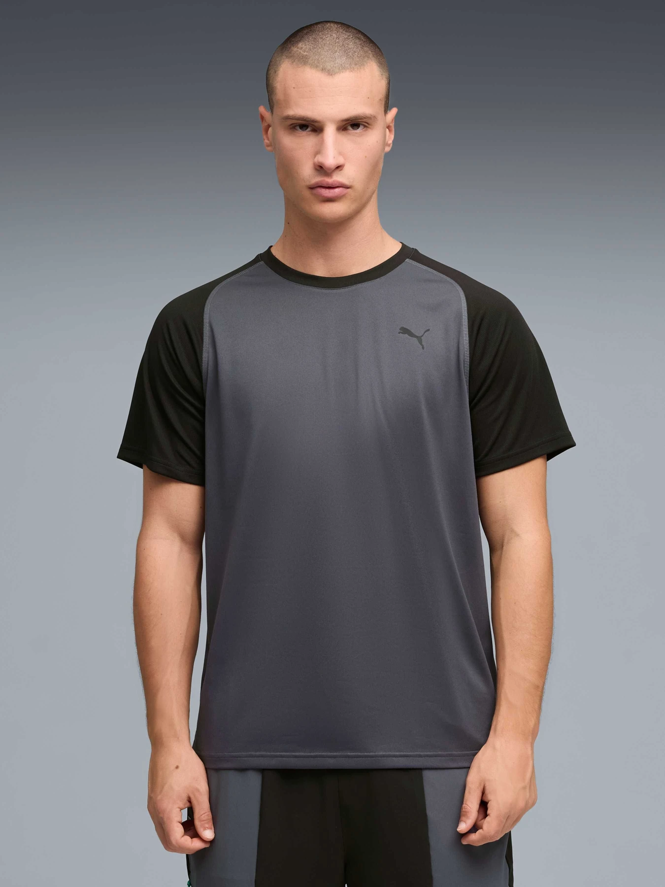 Футболки і поло PUMA M Pwrtrain Fabric Mix Tee модель 528535 Футболки і поло PUMA M Pwrtrain Fabric Mix Tee модель 528535 Фото