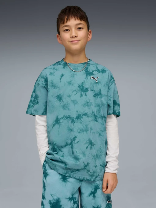 Дитяча Футболка PUMA Ess Relaxed Tie-dye Tee фото 3